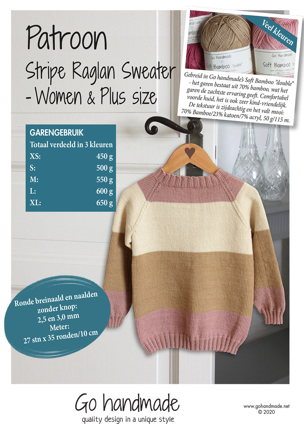 Stripe Raglan Sweater Women & Plus Size (Digital)