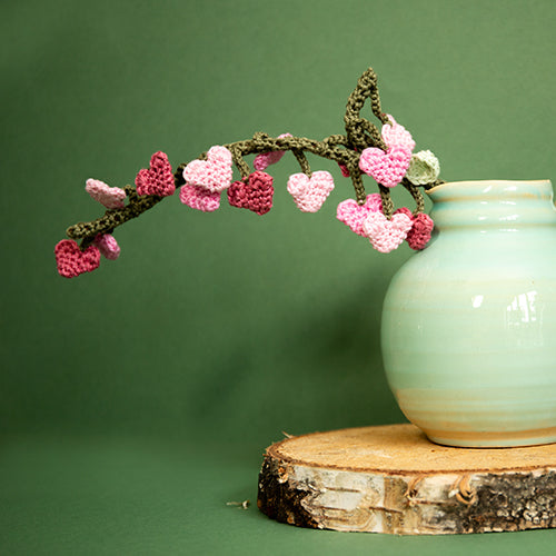 Gebroken hartje — gemaakt met Gebroken Hartje Haakpakket