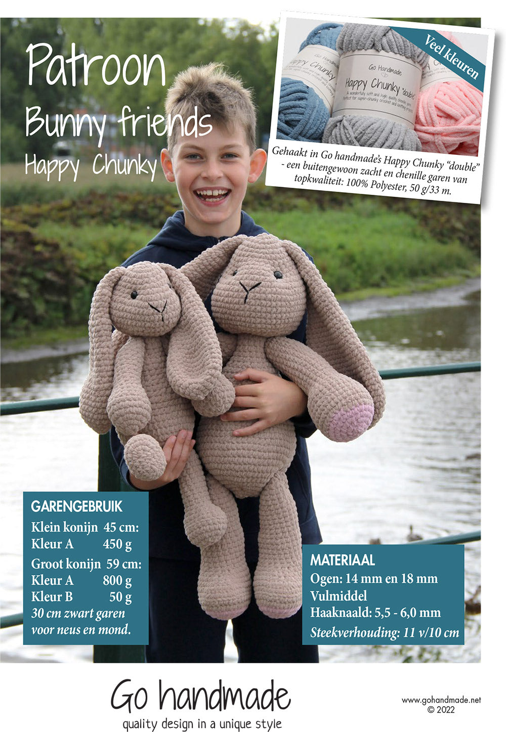 Bunny friends Happy Chunky Booklet (Digital)