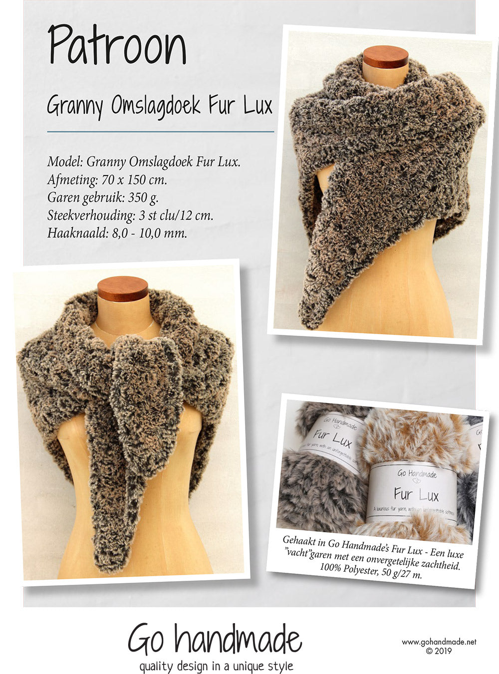 Granny Shawl Fur Lux Booklet (Digital)