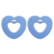 Go Handmade Hartjes Bijtringen 14 Babyblauw
