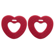 Go Handmade Hartjes Bijtringen 16 Rood