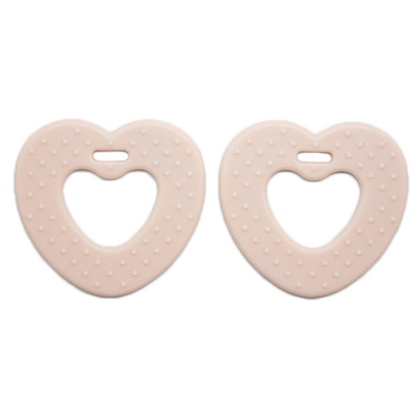 Go Handmade Hartjes Bijtringen 62 Vanille