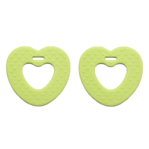 Go Handmade Hartjes Bijtringen 82 Lichtgroen