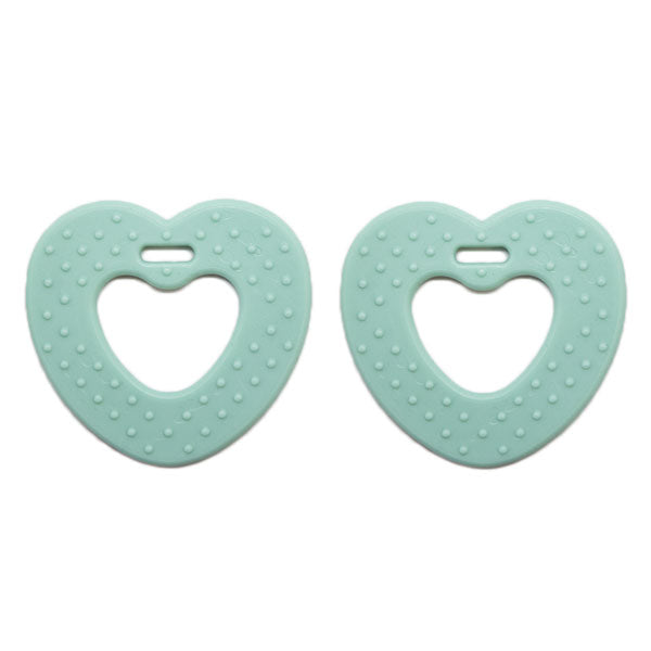Go Handmade Hartjes Bijtringen 83 Donkermint