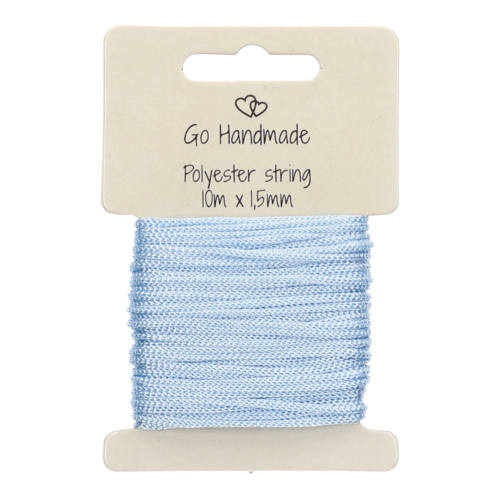 Go Handmade Polyester Koord 5 Blauw