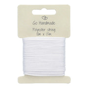 Go Handmade Polyester Koord 6 Wit