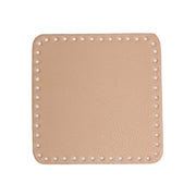 Go Handmade PU Leren Bodem 18x18cm Abrikoos