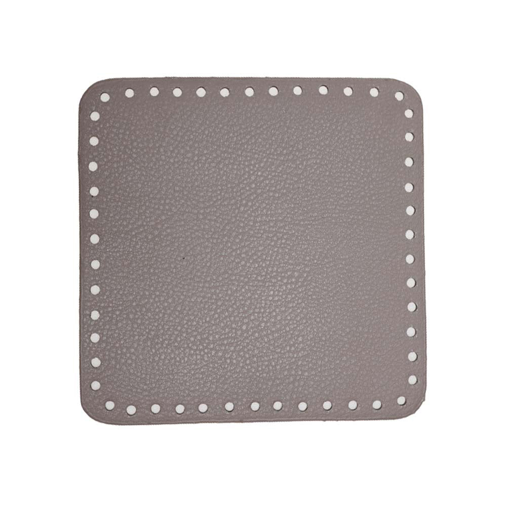 Go Handmade PU Leren Bodem 18x18cm Beige