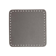 Go Handmade PU Leren Bodem 18x18cm Lichtgrijs