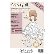 Go Handmade Sensory Kit - Bunny Cuddle Cloth 20307