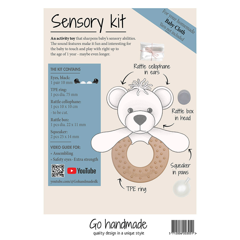 Go Handmade Sensory Kit - Soft Activity Rattle 20305