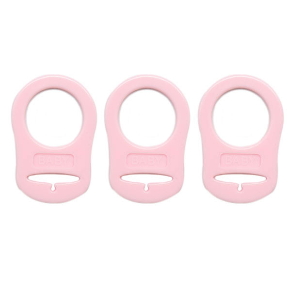 Go Handmade Siliconen Fopspeen Ringen 08 Babyroze