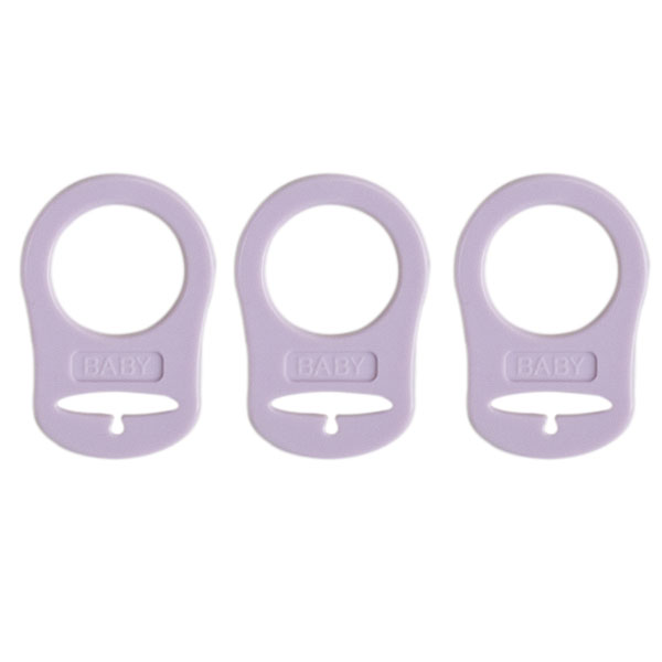 Go Handmade Siliconen Fopspeen Ringen 10 Lavendel