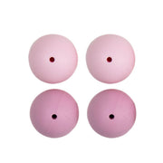 Go Handmade Siliconen Kralen 4 Stuks 22 Roze Mix