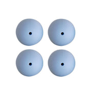 Go Handmade Siliconen Kralen 4 Stuks 32 Baby Blauw