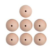 Go Handmade Siliconen Kralen 7 Stuks 18 Vanille