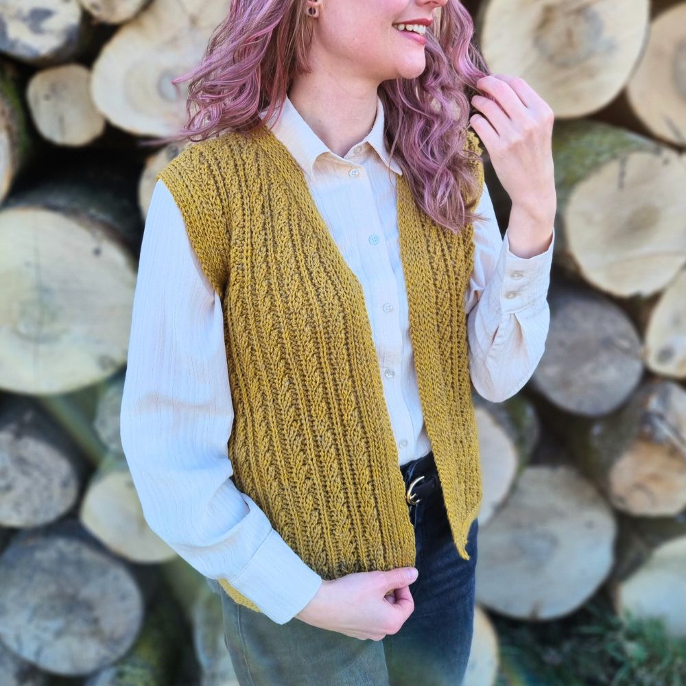 Goldenrod Waistcoat Haakpakket - It's Annemade (3)