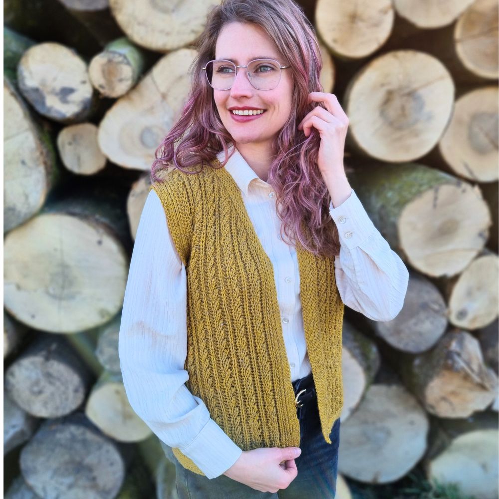 Goldenrod Waistcoat Haakpakket - It's Annemade (2)