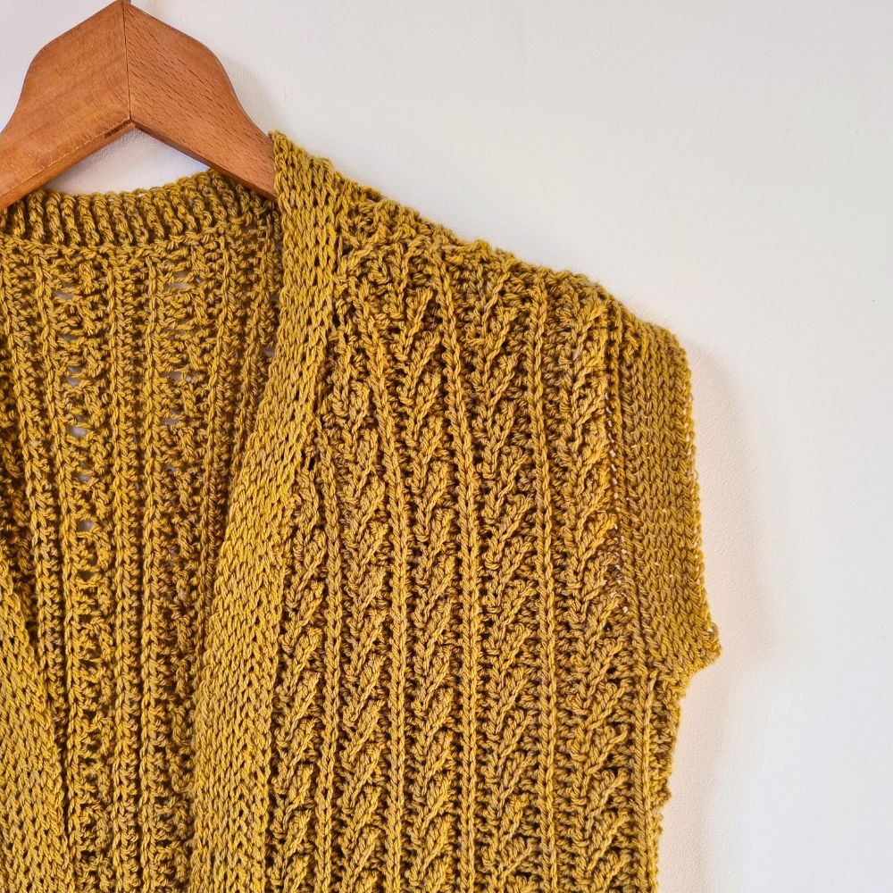 Goldenrod Waistcoat Haakpakket - It's Annemade (5)