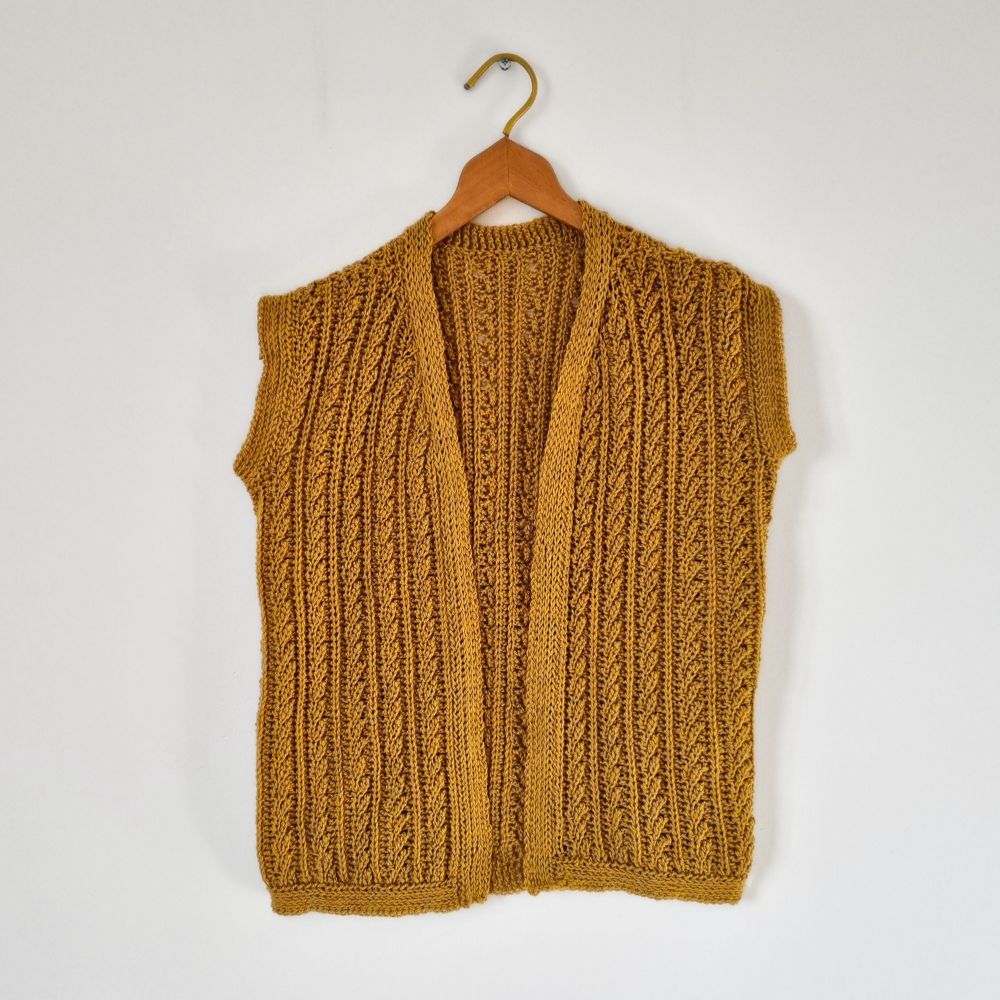 Goldenrod Waistcoat Haakpakket - It's Annemade (4)