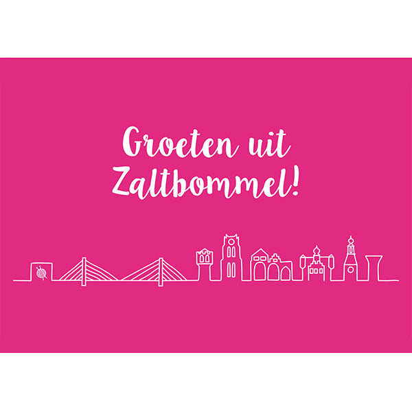 Wolplein Ansichtkaart - Groeten uit Zaltbommel!