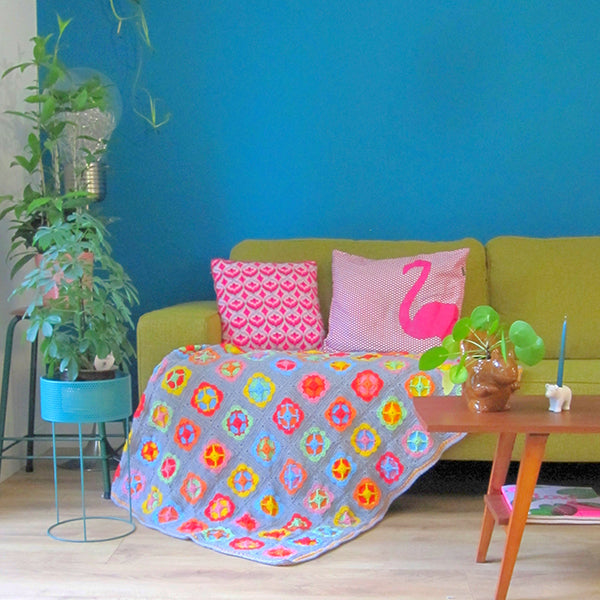 Haakpatroon Acrylic Power Flower Deken (4)