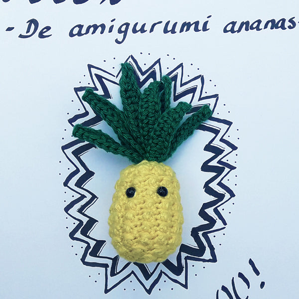 Haakpatroon Ananas Sleutelhanger (6)