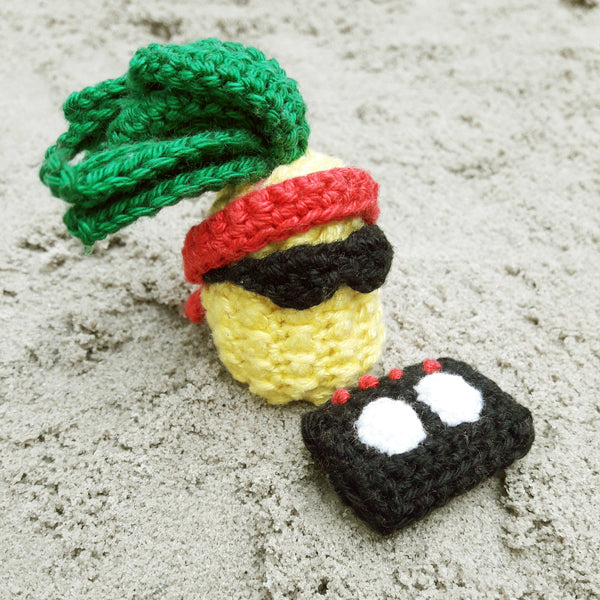 Haakpatroon Ananas Sleutelhanger (4)