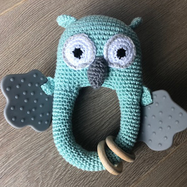 Lisa — gemaakt met Haakpatroon Babyspeeltje It's Owl Good (2)