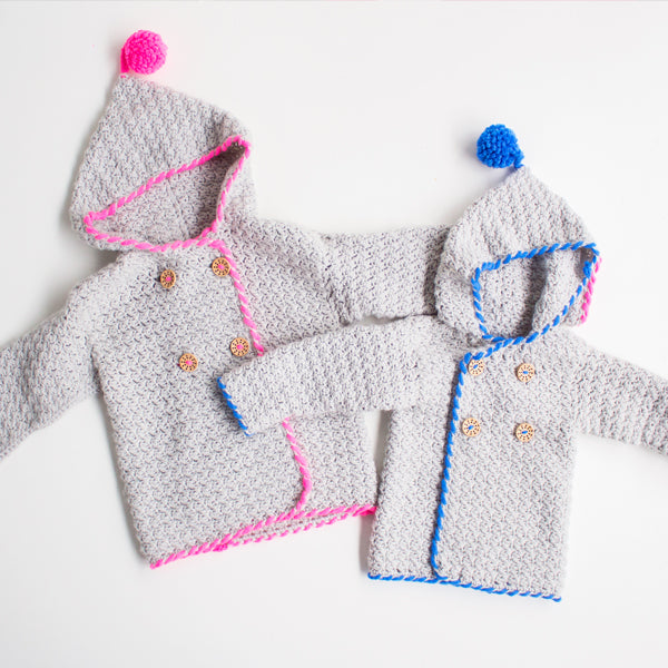 Haakpatroon Babyvestje met capuchon