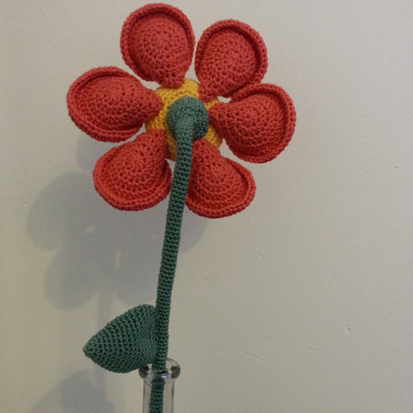 Achterkant volledig — gemaakt met Haakpatroon Bloem Lilly