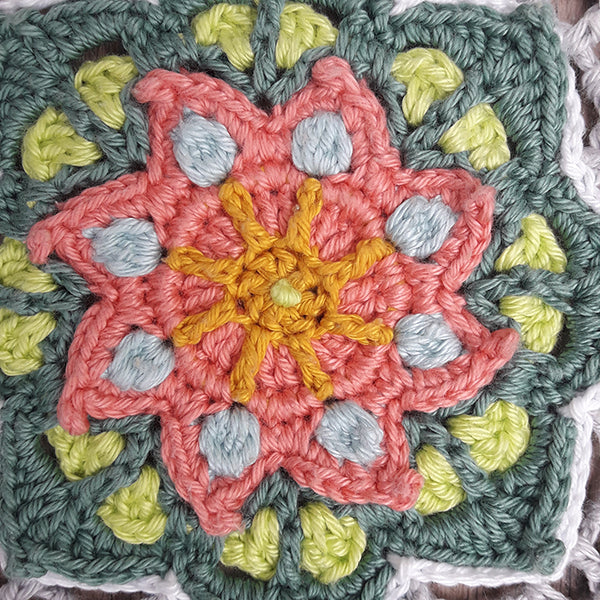 Detail opdracht thessakockelkorn — gemaakt met Haakpatroon Bloemen Mandala (2)
