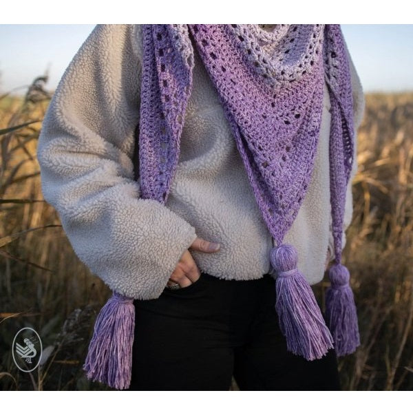 Haakpatroon Cosy Fine Faded Shawl