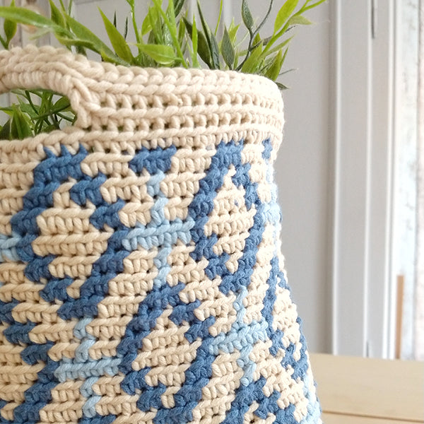 Dbbdetail — gemaakt met Haakpatroon Delfts Blauw Badkamer Mandje (2)