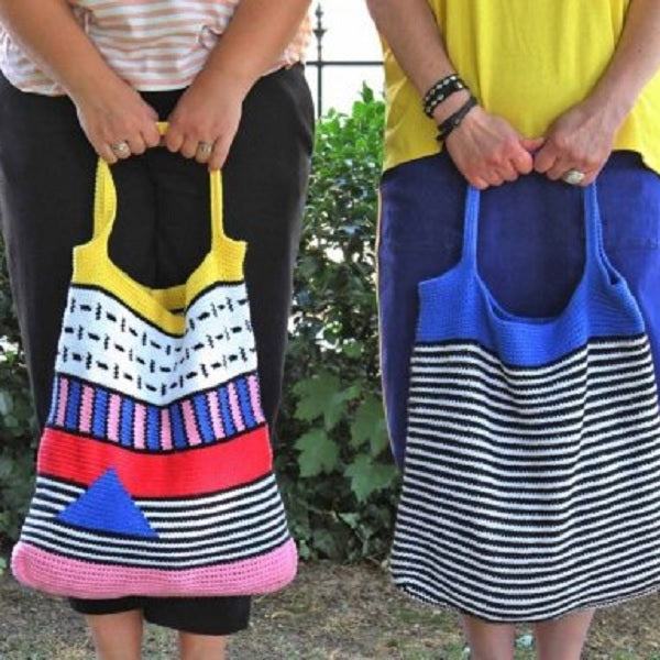 Haakpatroon Double Four City Bags (Digital)
