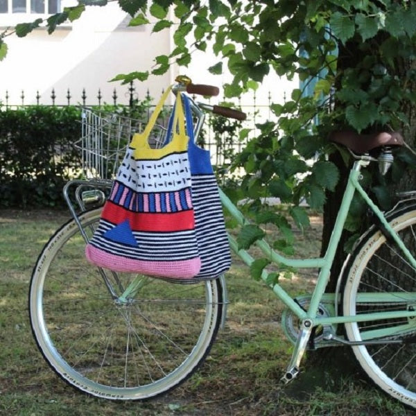 City bags — gemaakt met Haakpatroon Double Four City Bags (Digital)