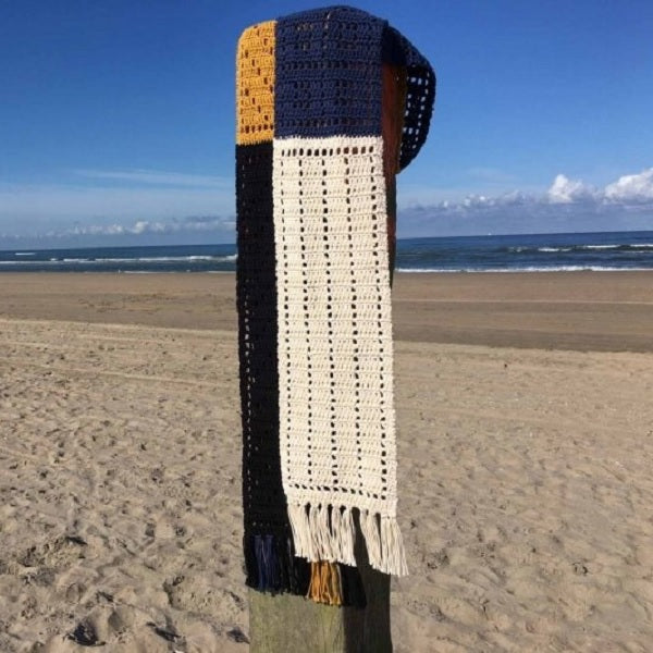 Schal — gemaakt met Haakpatroon Double Four Shawl