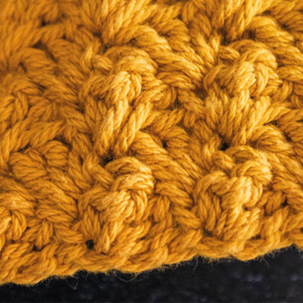Detail klein — gemaakt met Haakpatroon Durable Macramé pannenlappen (Digital)