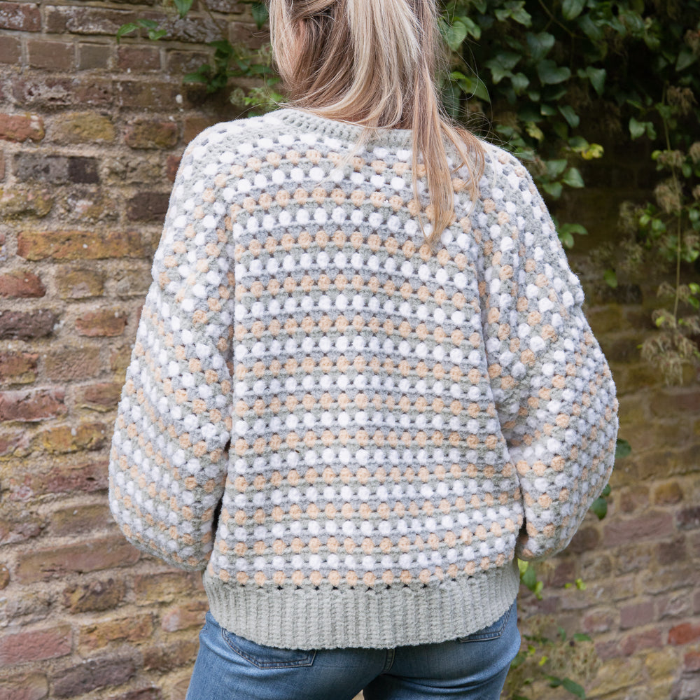 Safari — gemaakt met Haakpatroon Felt-it Granny Stripe Vest (Digital) (2)
