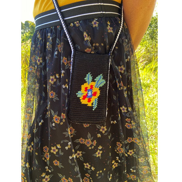 Haakpatroon Flower Telefoontasje