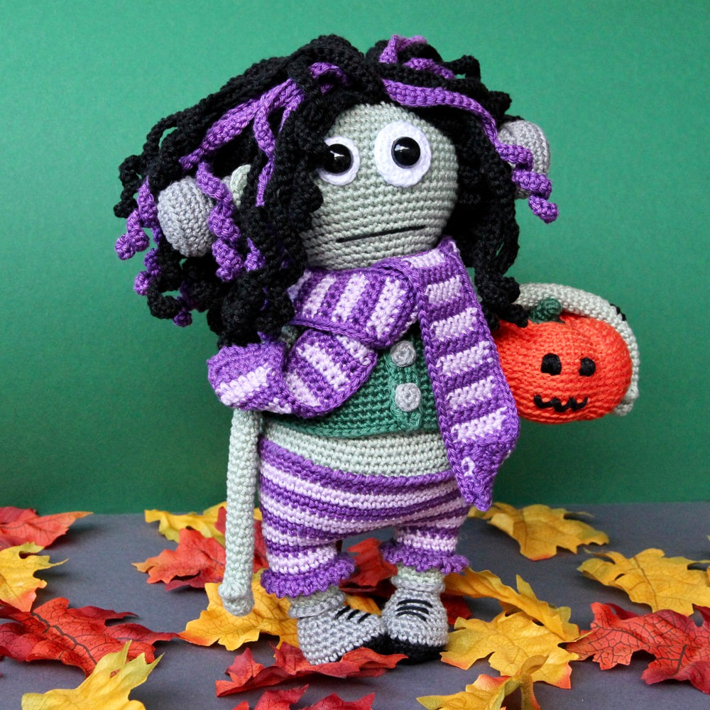 Haakpatroon Frankie de Halloween amigurumi (Digital)