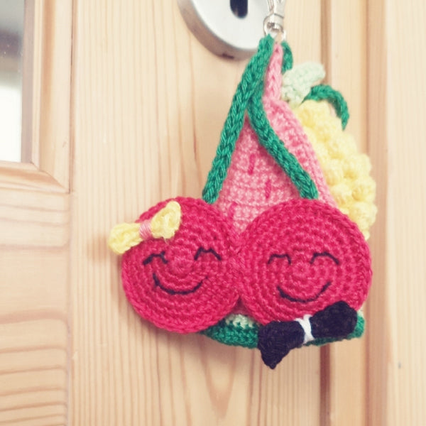 Haakpatroon Fruit Familie Sleutelhanger (2)