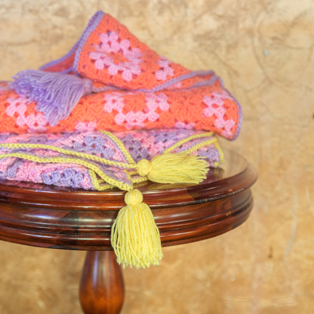 Grannys shawl — gemaakt met Haakpatroon Granny’s Shawl (2)