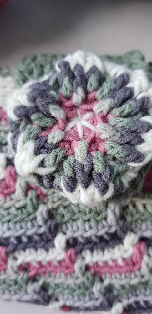 Detailfoto — gemaakt met Haakpatroon Haaknaaldenetui Lovely Stripes (Digital)