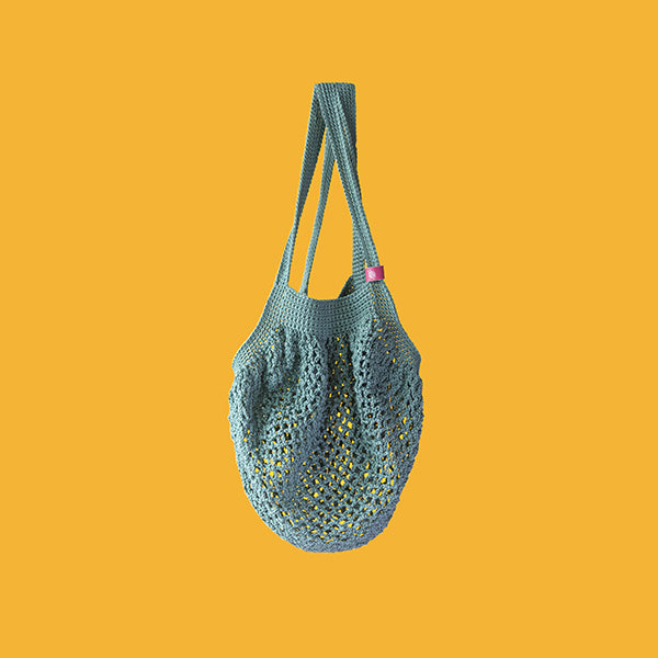 Groen haak leeg — gemaakt met Haakpatroon Joly Bag (Digital)