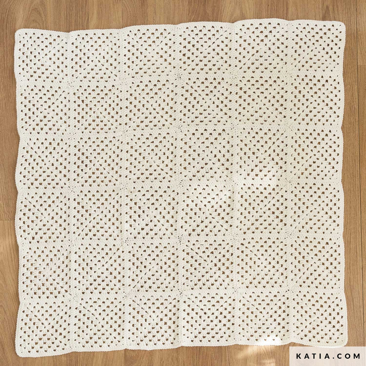 Patroon breien haken baby baby omslagdoek herfst winter kati — gemaakt met Haakpatroon Katia Twist Babydeken (Digital) (2)
