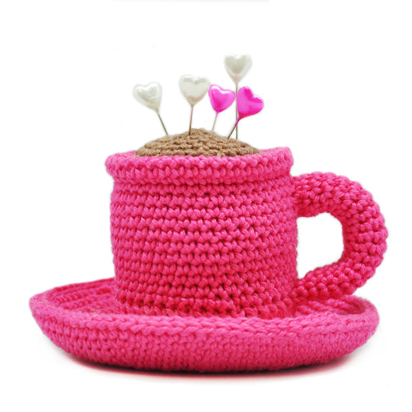 Kopjekoffie — gemaakt met Haakpatroon Kopje Koffie