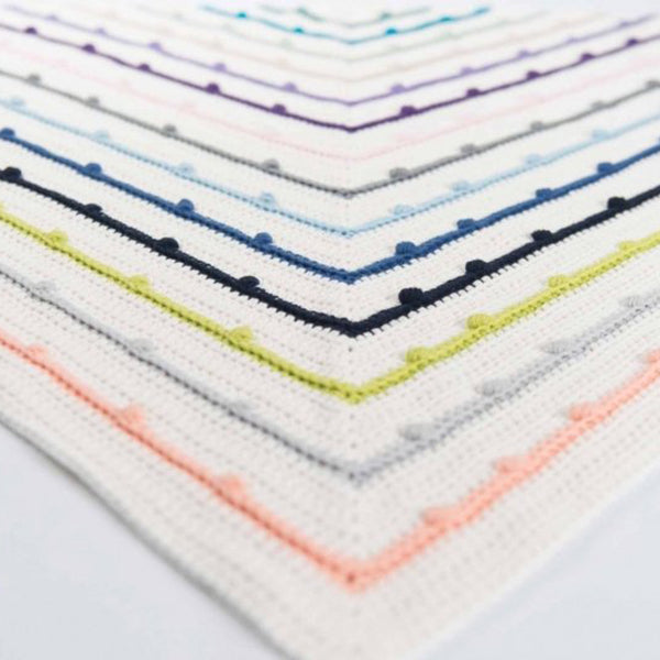 Lots of dots durable cosy fine — gemaakt met Haakpatroon Lots of Dots Omslagdoek