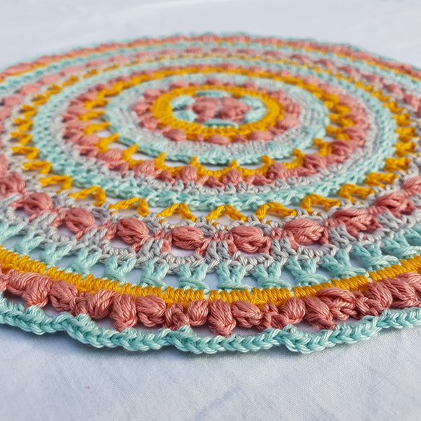 Mandala lulu — gemaakt met Haakpatroon Lulu Mandala